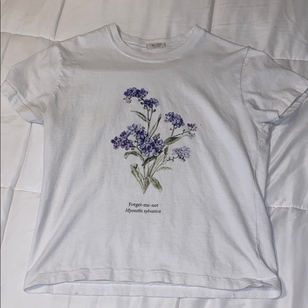 brandy melville forget me not tee